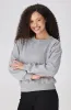 Ivy Gem Detail Crewneck Top _ 156278 _ Grey Mel sold by Dunns