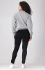 Ivy Gem Detail Crewneck Top _ 156278 _ Grey Mel sold by Dunns