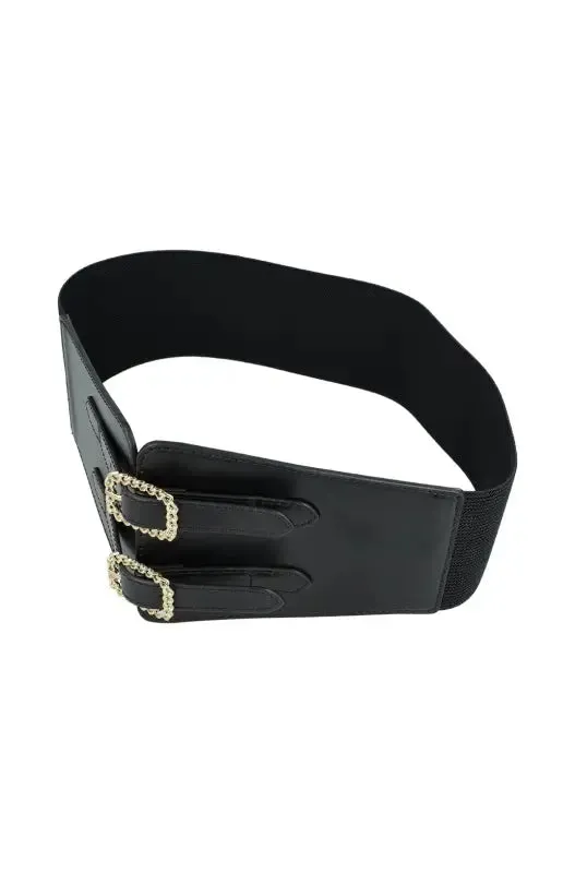 Jocy Elasticted Waist Belt _ 147945 _ Black sold by Dunns product image thumbnail 2