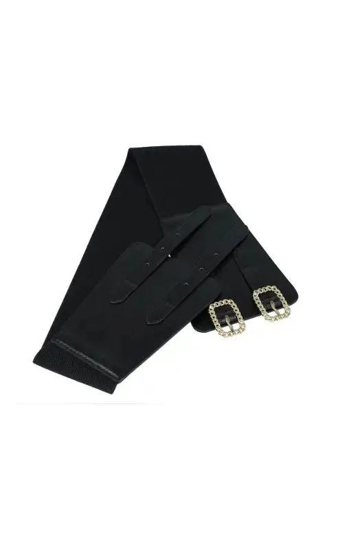 Jocy Elasticted Waist Belt _ 147945 _ Black sold by Dunns product image thumbnail 3