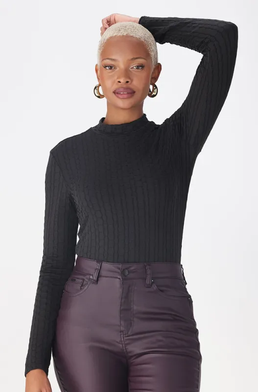 Aurelia Turtle Neck _ 158975 _ Black sold by Dunns