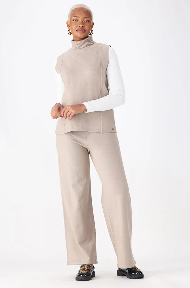 Rose Sleevless Poloneck _ 159555 _ Oatmeal sold by Dunns product image thumbnail 5