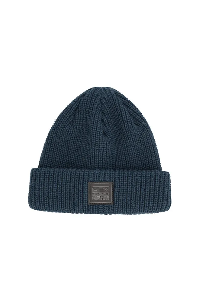 Will Ribbed Fisherman Beanie _ 159599 _ Petrol sold by Dunns