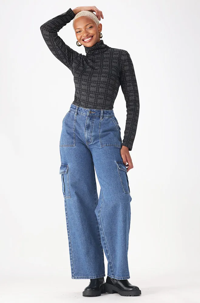 Rehanna Poloneck Top _ 157708 _ Grey sold by Dunns product image thumbnail 4