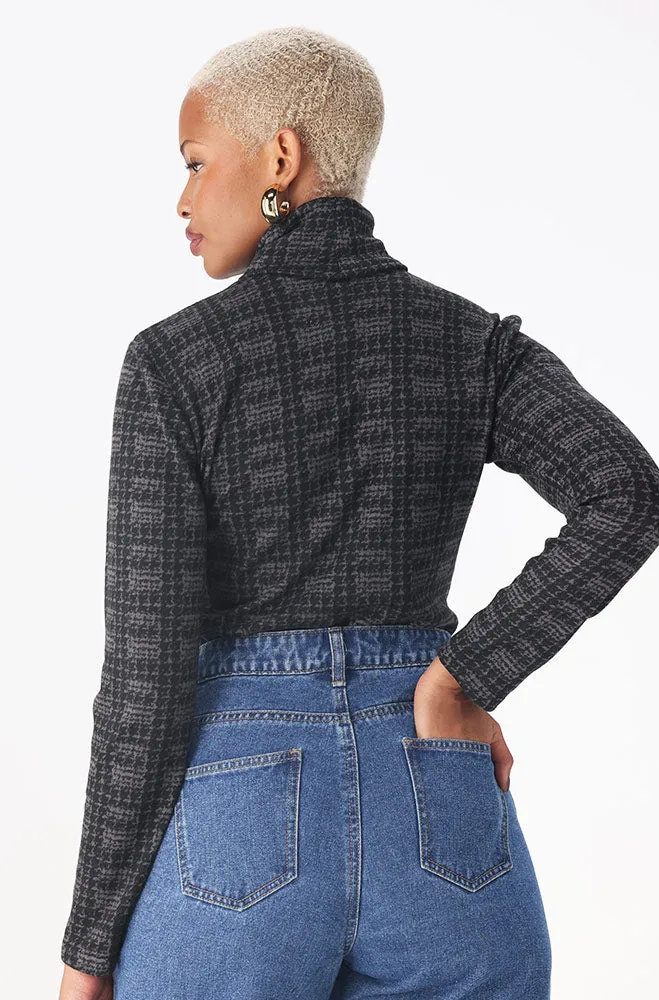 Rehanna Poloneck Top _ 157708 _ Grey sold by Dunns product image thumbnail 3