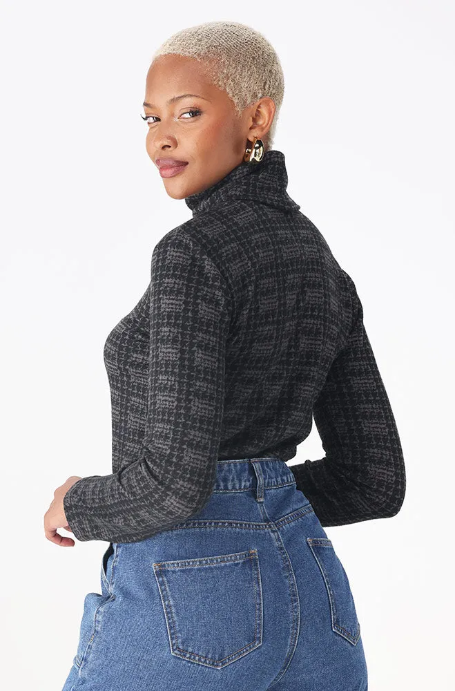 Rehanna Poloneck Top _ 157708 _ Grey sold by Dunns product image thumbnail 2