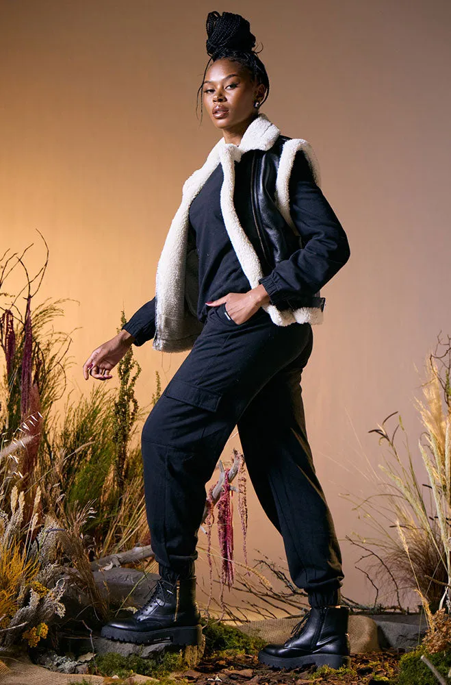 LUCY CARGO FLEECE JOGGER sold by Dunns product image thumbnail 3