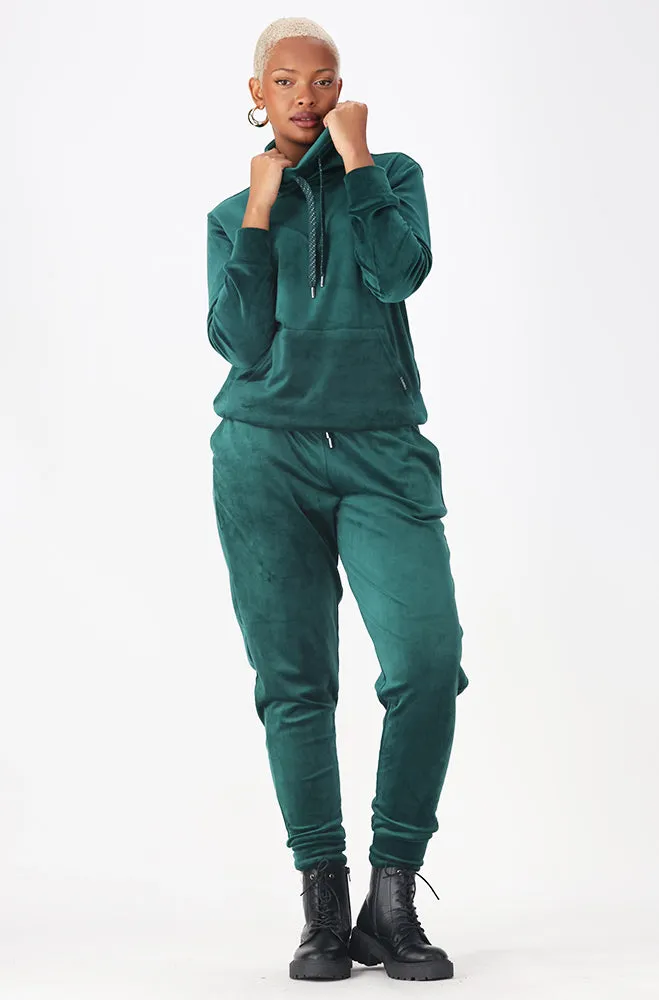 BRITNEY VELOUR COWL NECK TOP sold by Dunns product image thumbnail 4