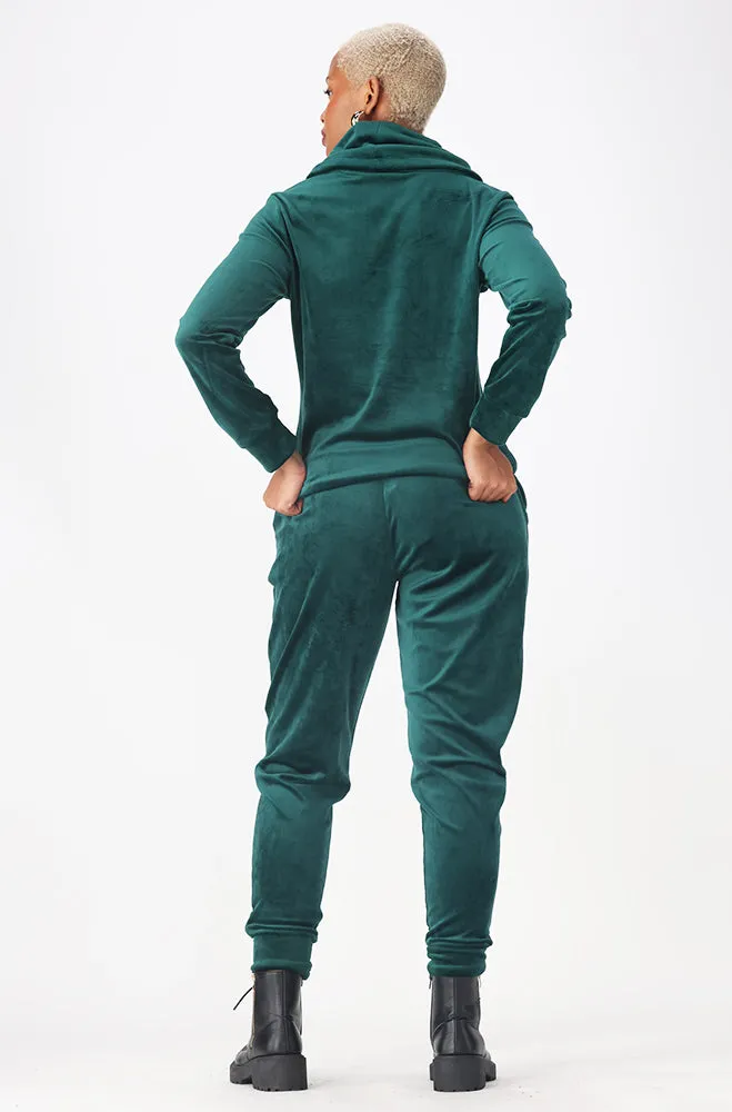 BRITNEY VELOUR COWL NECK TOP sold by Dunns product image thumbnail 5