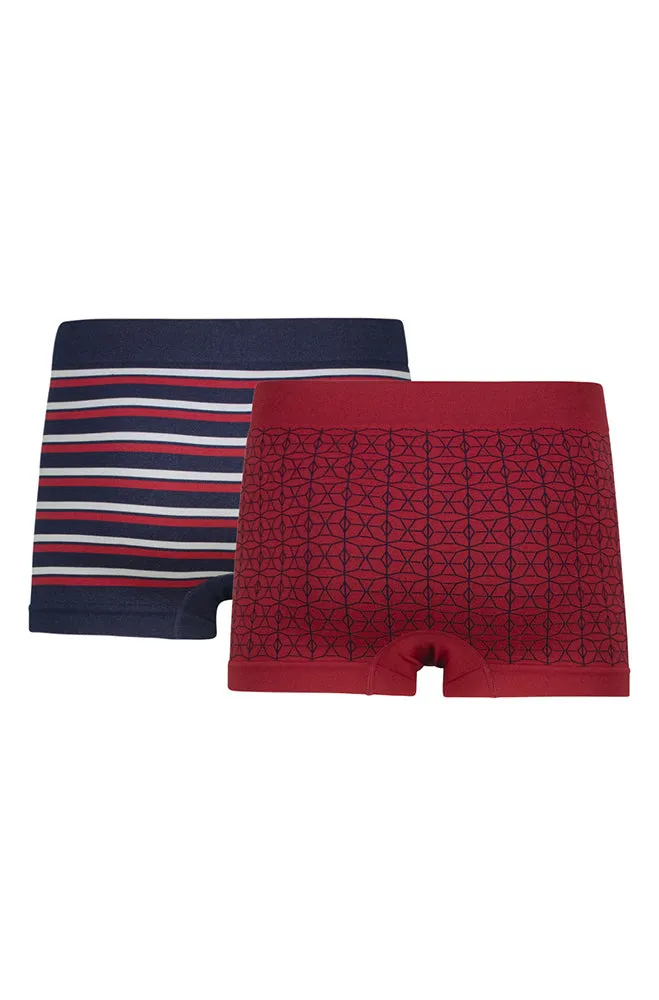 Eric Seamfree Trunks 2pk _ 158938 _ Red sold by Dunns product image thumbnail 2