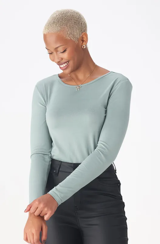 Cleo Crew Neck Tee _ 158072 _ Mint sold by Dunns