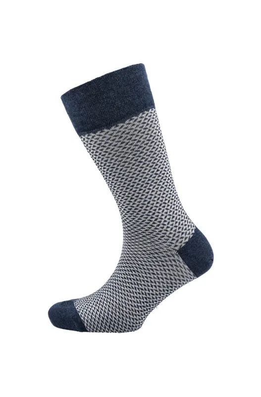 Zion Single Sock- Navy _ 157024 _ Navy sold by Dunns