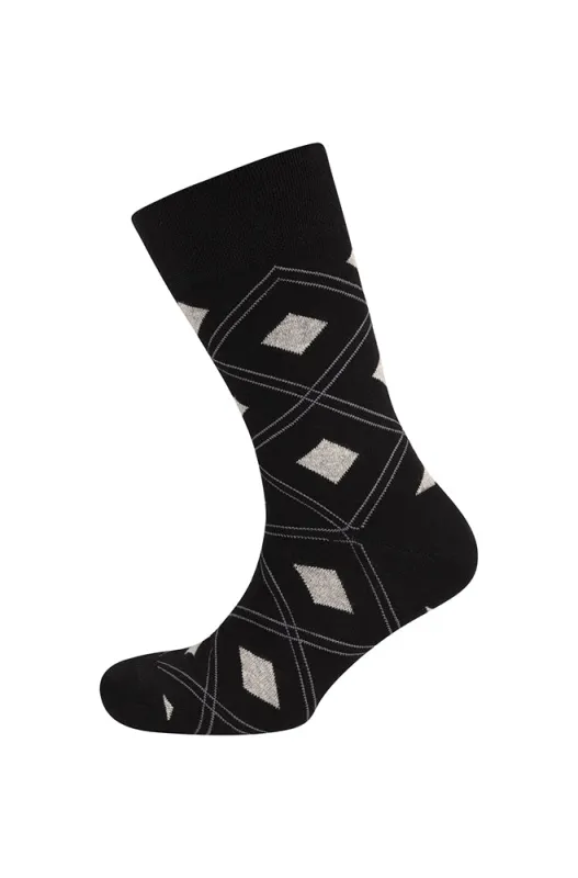 Winston Single Sock _ 157006 _ Black sold by Dunns