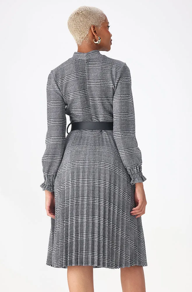ROSE BELTED CHECK DRESS sold by Dunns product image thumbnail 3
