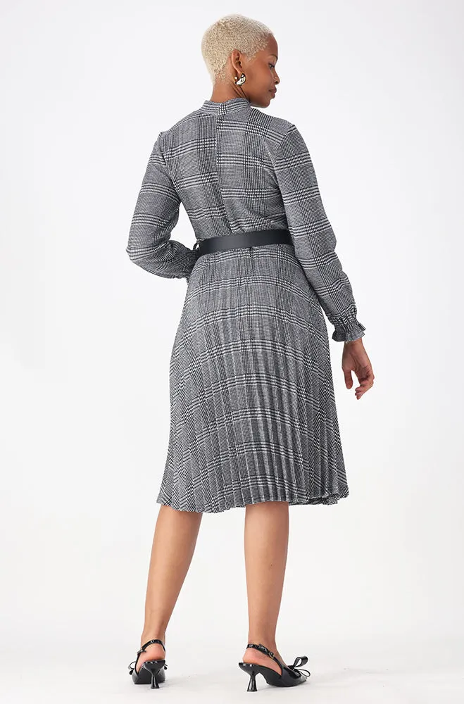 ROSE BELTED CHECK DRESS sold by Dunns product image thumbnail 5