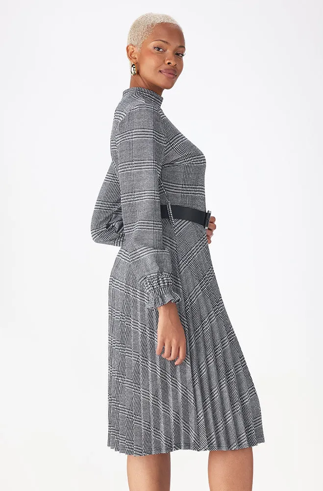 ROSE BELTED CHECK DRESS sold by Dunns product image thumbnail 2