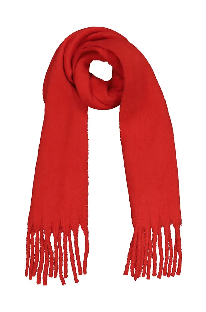 Gaby Blanket Scarf _ 159501 _ Red sold by Dunns
