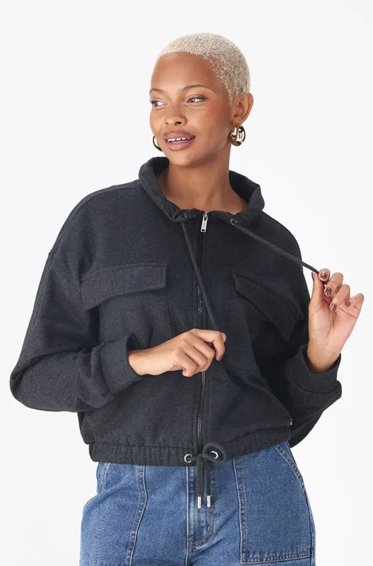 SEIENNA DOUBLE POCKET ZIP THROUGH TOP sold by Dunns