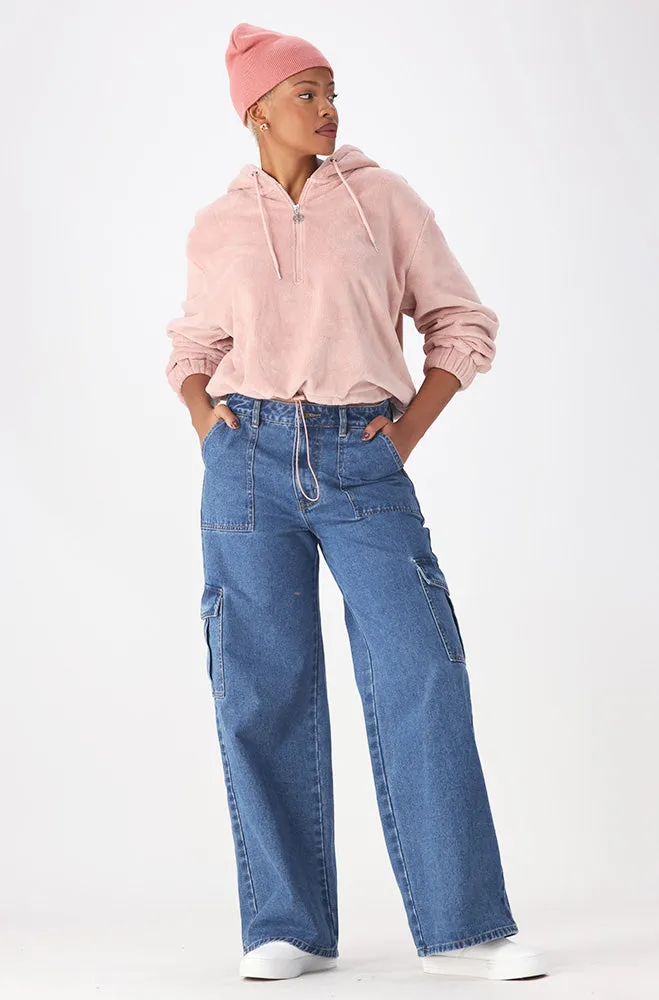 EMMA FLUFFY QUARTER ZIP TOP sold by Dunns product image thumbnail 4