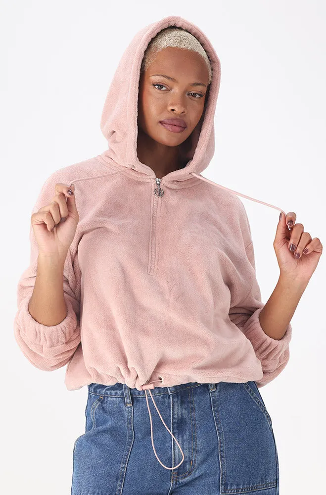 EMMA FLUFFY QUARTER ZIP TOP sold by Dunns