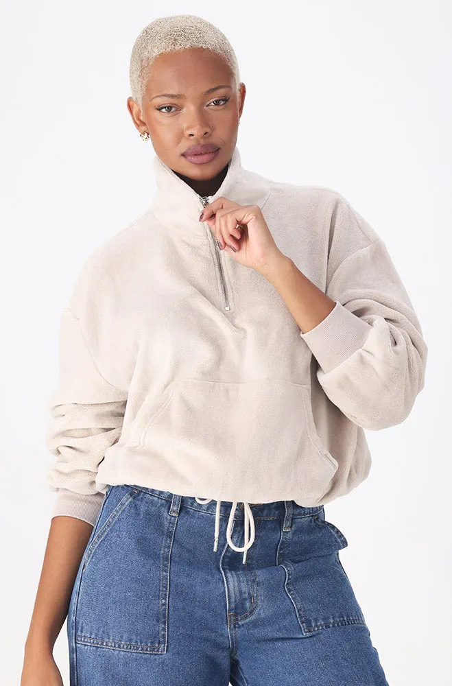 EMMA FLUFFY QUARTER ZIP TOP sold by Dunns product image thumbnail 2