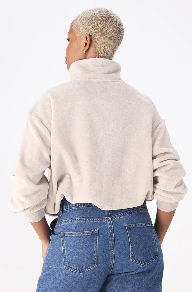 EMMA FLUFFY QUARTER ZIP TOP sold by Dunns product image thumbnail 4