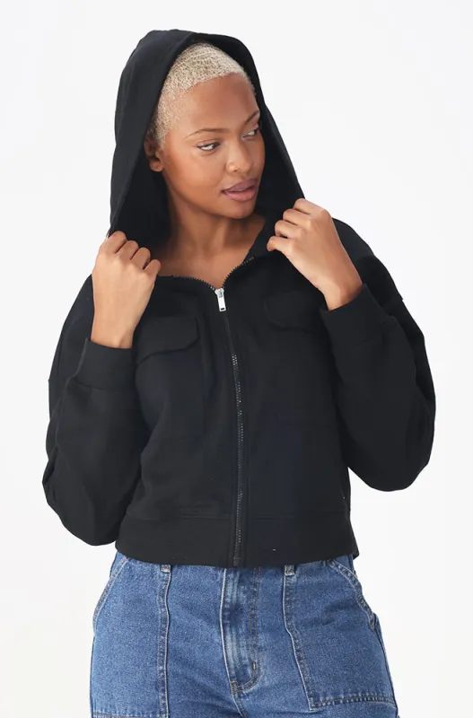 Britney  Zip Tru Top _ 156424 _ Black sold by Dunns