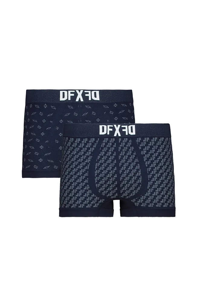 Damari Seamfree Trunks 2pk _ 157960 _ Navy sold by Dunns