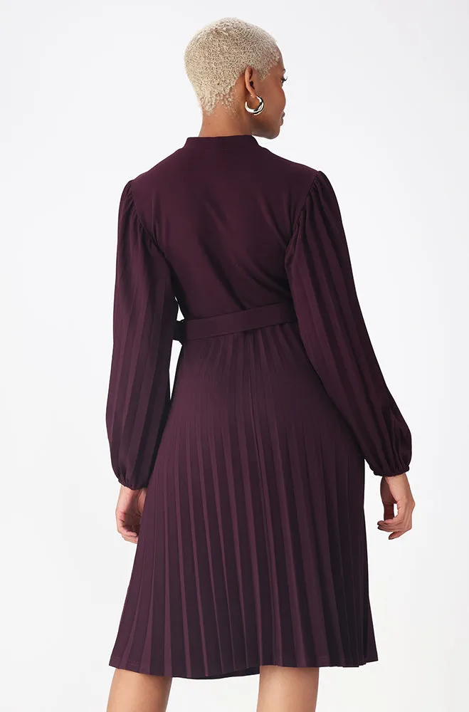 LORA BELTED PLEAT DRESS sold by Dunns product image thumbnail 3