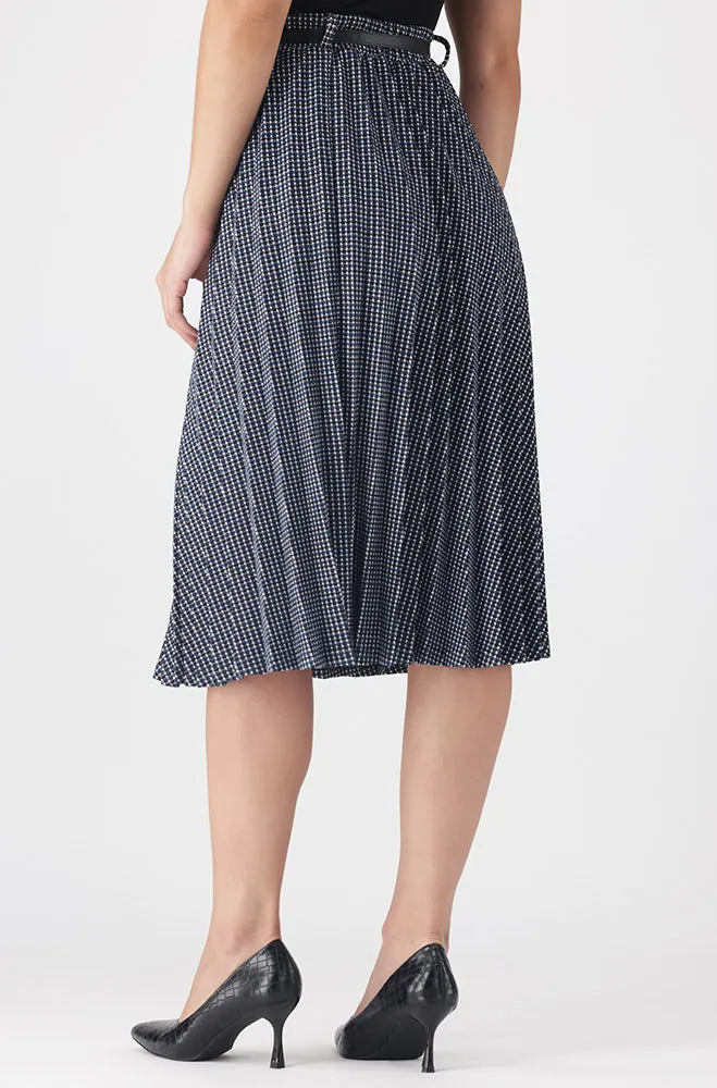EMILIA PLEATED MIDI SKIRT sold by Dunns product image thumbnail 3