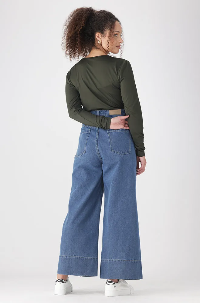 Cleo Crew Neck Tee _ 158073 _ Fatigue sold by Dunns product image thumbnail 5