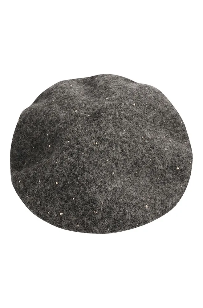 Brittney Embelished Beret _ 162804 _ Grey sold by Dunns product image thumbnail 2
