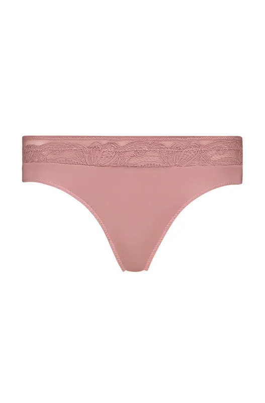 Faye Mocrofibrelace Waist Hipster _ 159507 _ Dusty Pink sold by Dunns