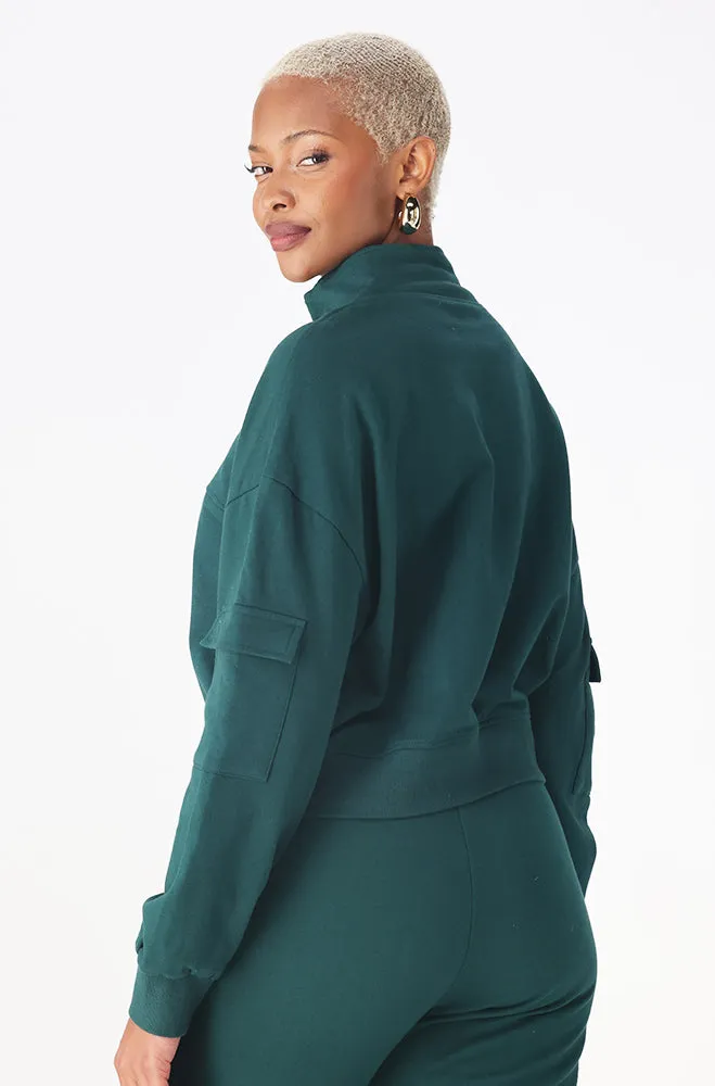 EMMA QUARTER ZIP TOP CARGO TOP sold by Dunns product image thumbnail 3