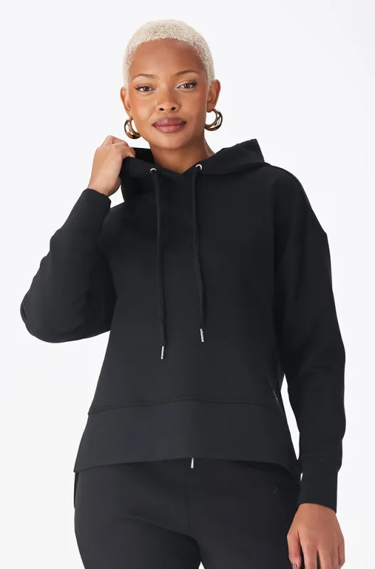 LUCY SCUBA HOODY _ 157323 _ Black sold by Dunns