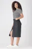 HARMONY COATED SKIRT _ 161201 _ Black sold by Dunns