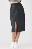 HARMONY COATED SKIRT _ 161201 _ Black sold by Dunns