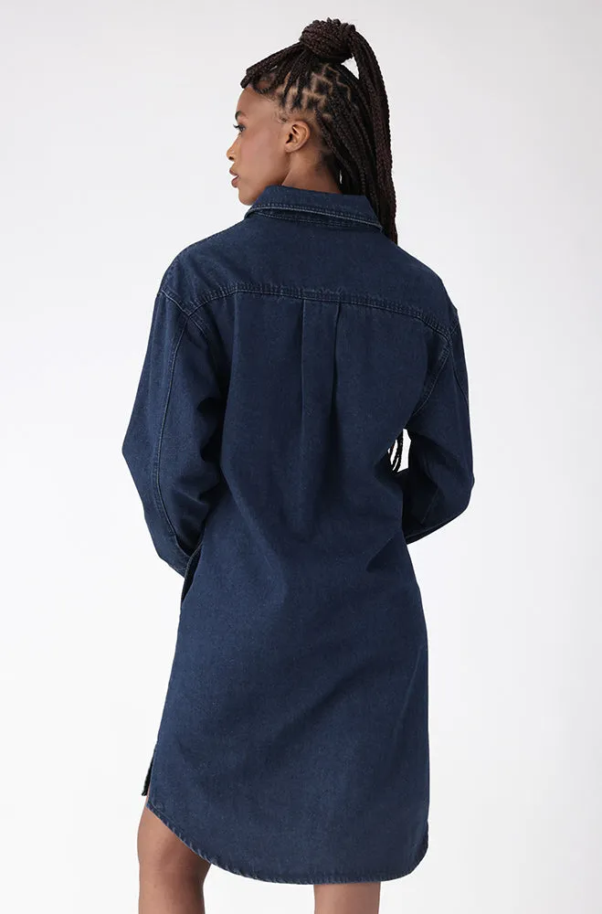 ESTIE DENIM SHIRT DRESS sold by Dunns product image thumbnail 2