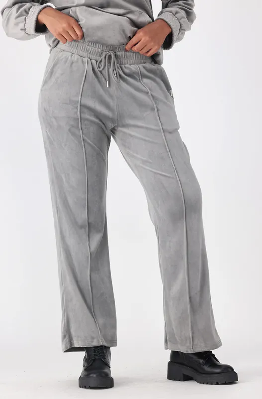 LUCY VELOUR STRAIGHT LEG PANTS sold by Dunns