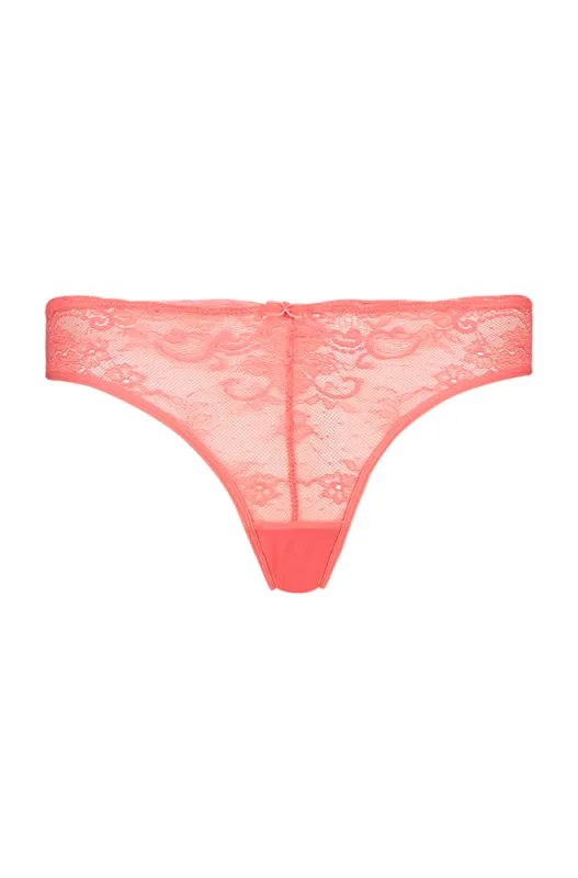 Willow Meshlace Brazilian _ 159712 _ Coral sold by Dunns