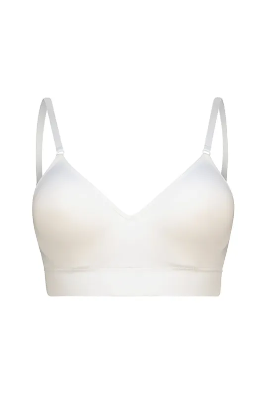 Isla Seamfree Bra Top _ 161765 _ White sold by Dunns