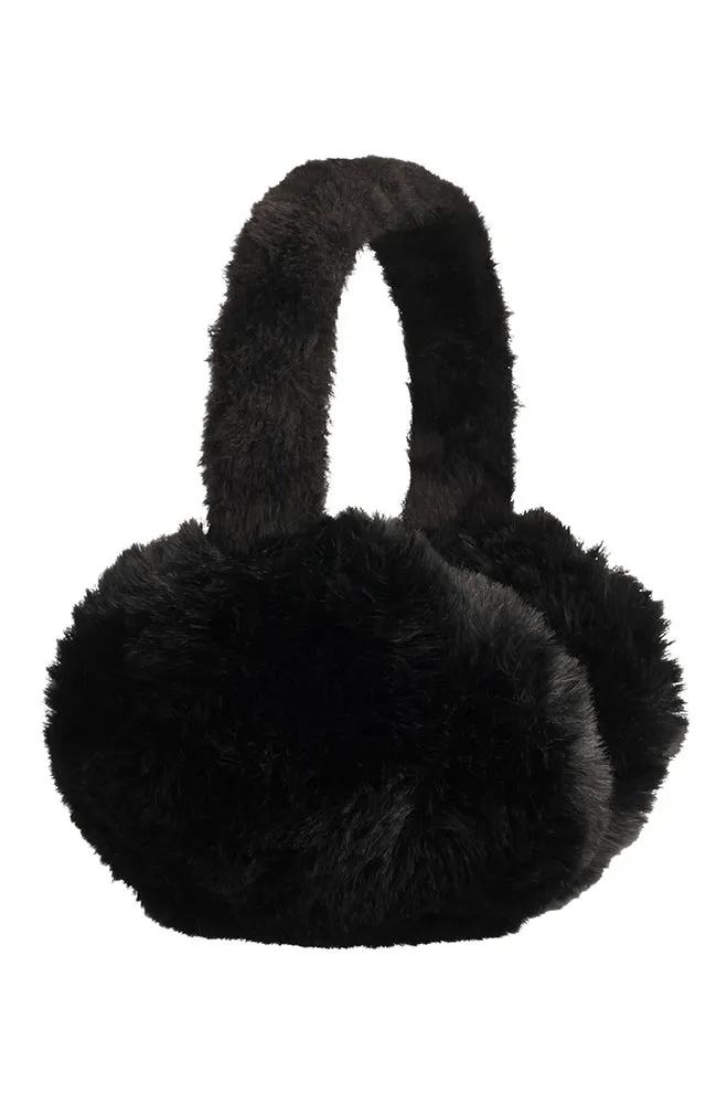 Macy Fur Ear Muffs _ 159810 _ Black sold by Dunns product image thumbnail 3