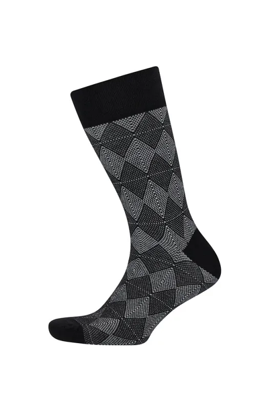 Daxton Single Sock _ 157120 _ Black sold by Dunns