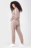 BRITNEY VELOUR HOODIE _ 156169 _ Mocha sold by Dunns
