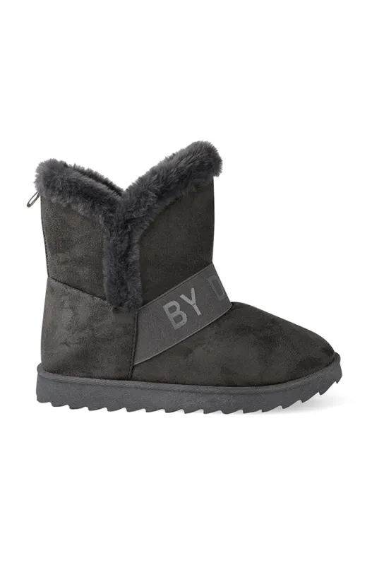 Opal Snug Boot _ 157694 _ Charcoal sold by Dunns