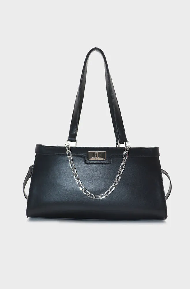 Gabby Structured Tote Bag _ 158590 _ Black sold by Dunns