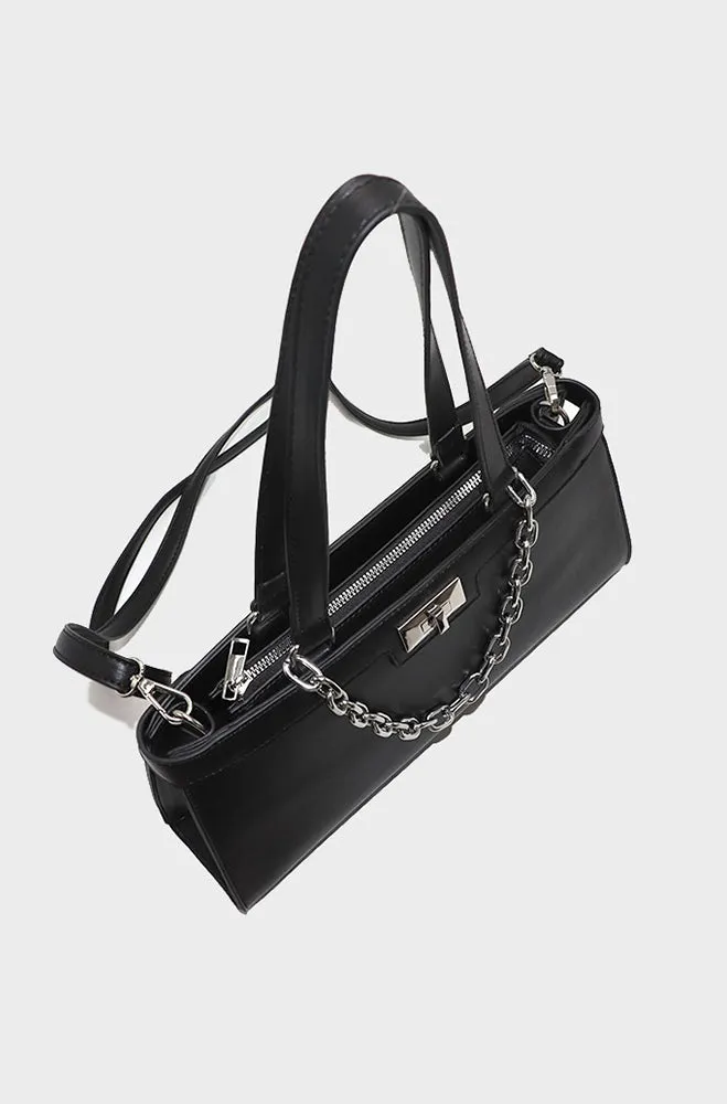 Gabby Structured Tote Bag _ 158590 _ Black sold by Dunns product image thumbnail 4