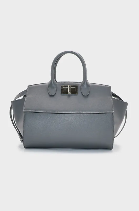 Candice Large Tote Bag _ 158586 _ Grey sold by Dunns