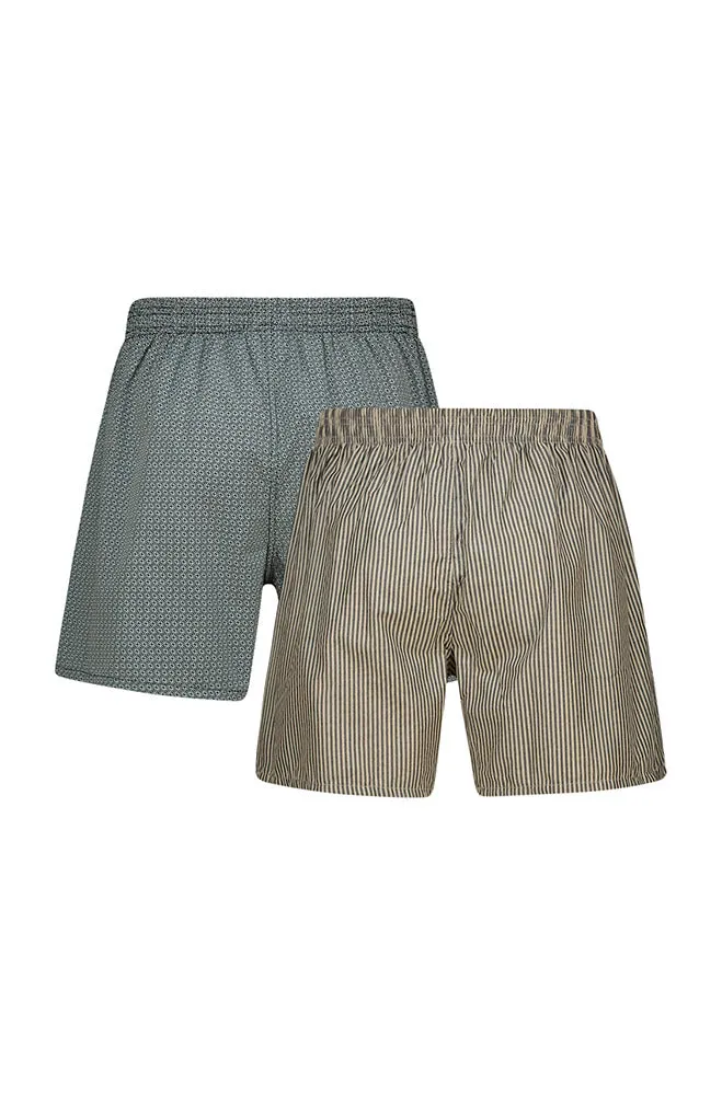 Eli Woven Boxers 2pk _ 157271 _ Black sold by Dunns product image thumbnail 2