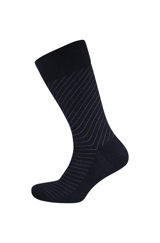 Fin Single Sock _ 157136 _ Navy sold by Dunns